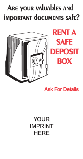 Rent a Safe Deposit Box