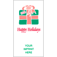 Happy Holidays / Gift with Ribbon