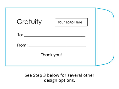 Custom Tip and Gratuity Envelope Printing