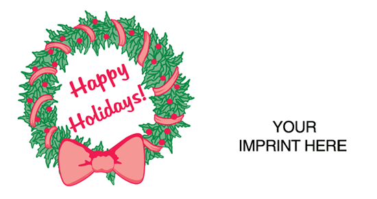 Happy Holidays / Wreath